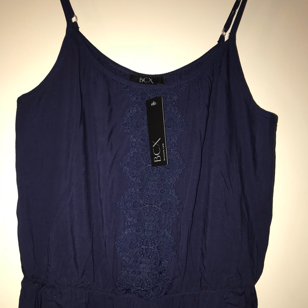 💙BCX Navy Blue Romper, Size XL